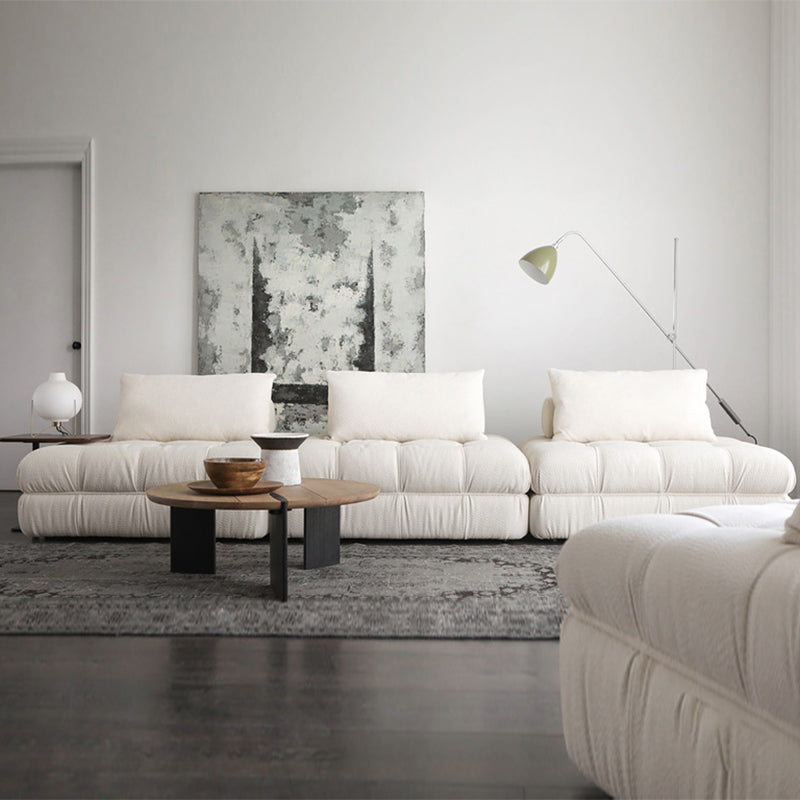 Block Modular Gray Sectional-White