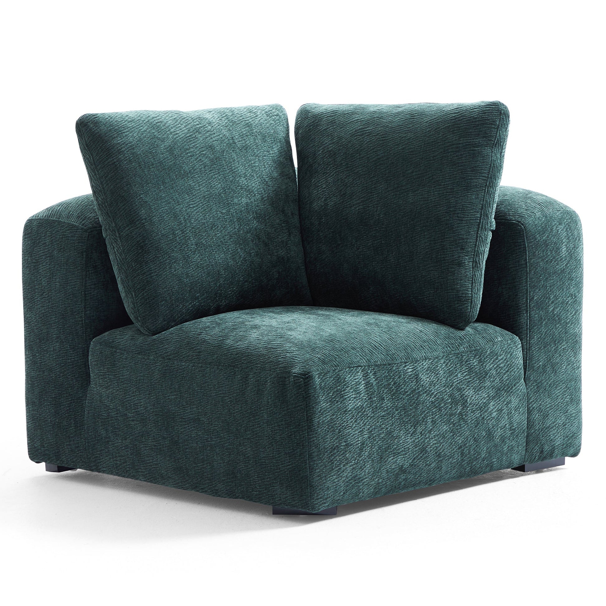 The Empress Green Corner Sectional-Green