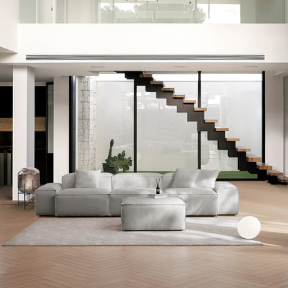 Freedom Modular Gray Sofa-Gray
