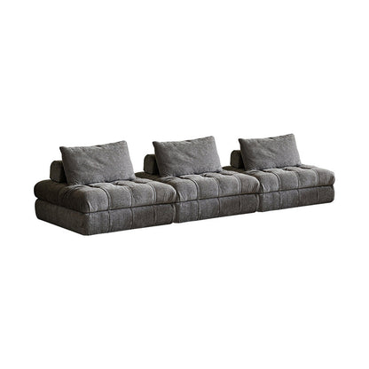 Block Modular Gray Sectional-Gray-3 Seater 129.9"