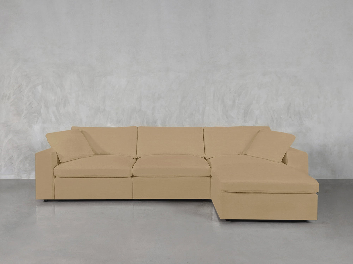 4-Seat Modular Chaise Sectional