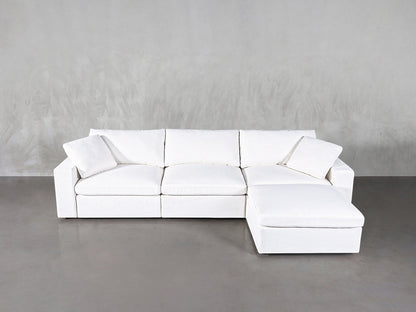 4-Seat Modular Chaise Sectional