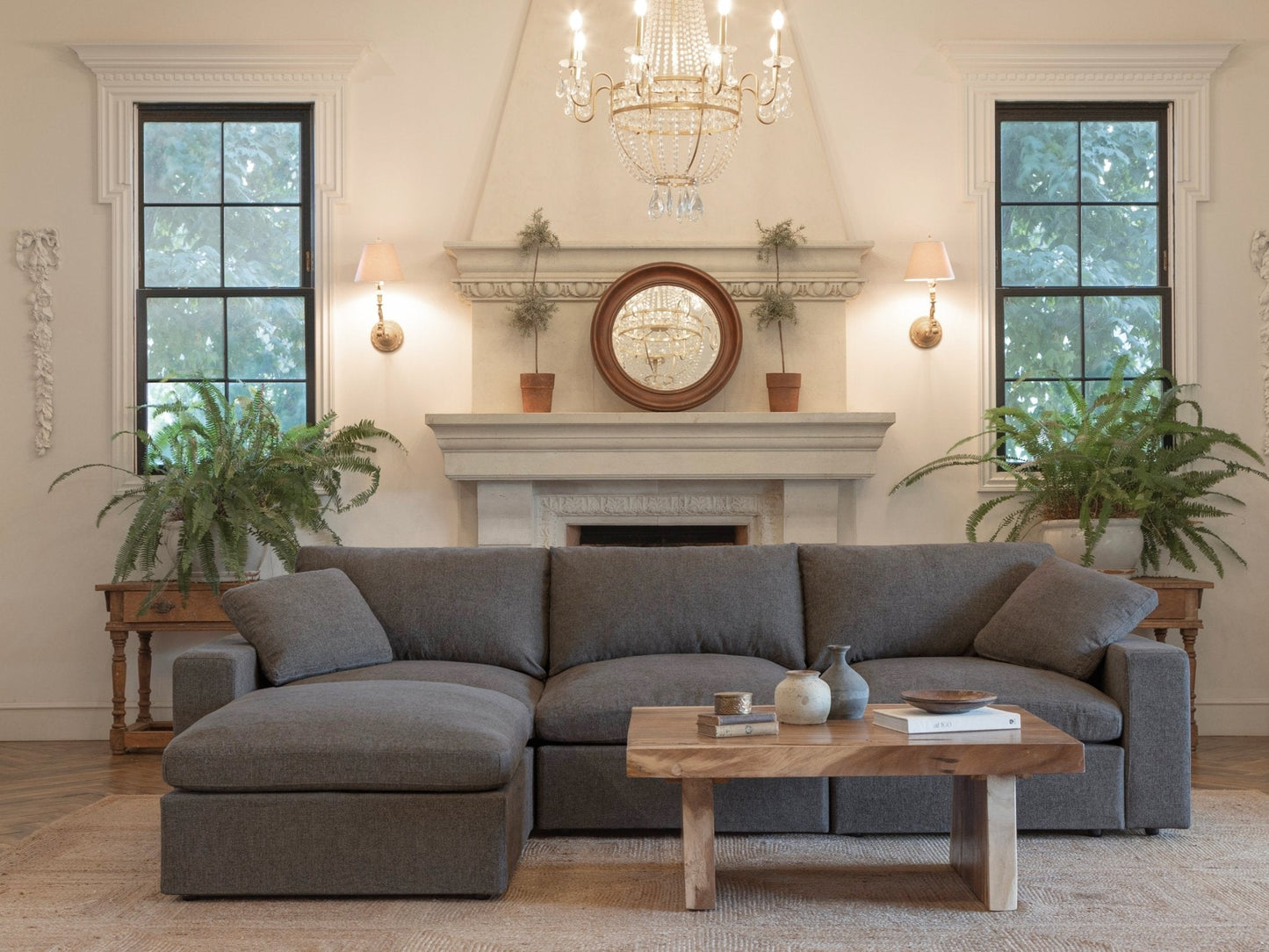 4-Seat Modular Chaise Sectional