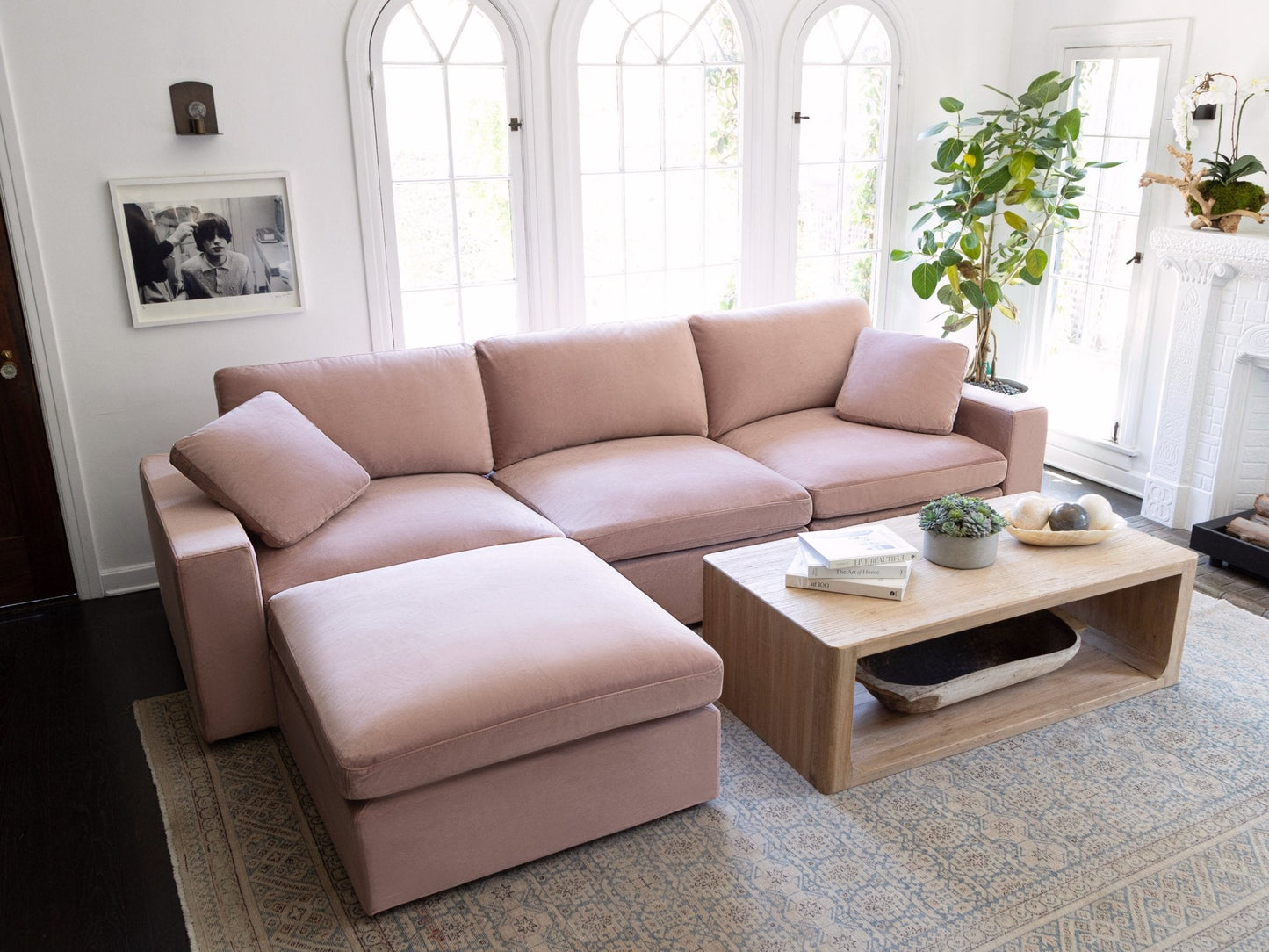 4-Seat Modular Chaise Sectional