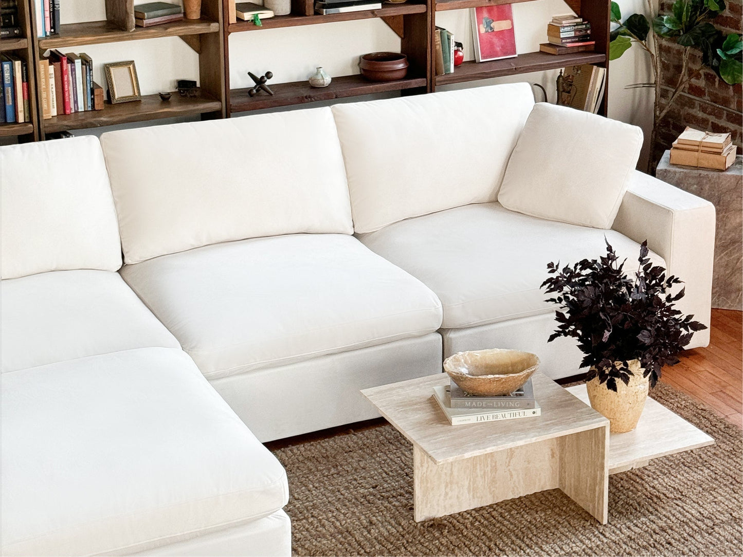 4-Seat Modular Chaise Sectional