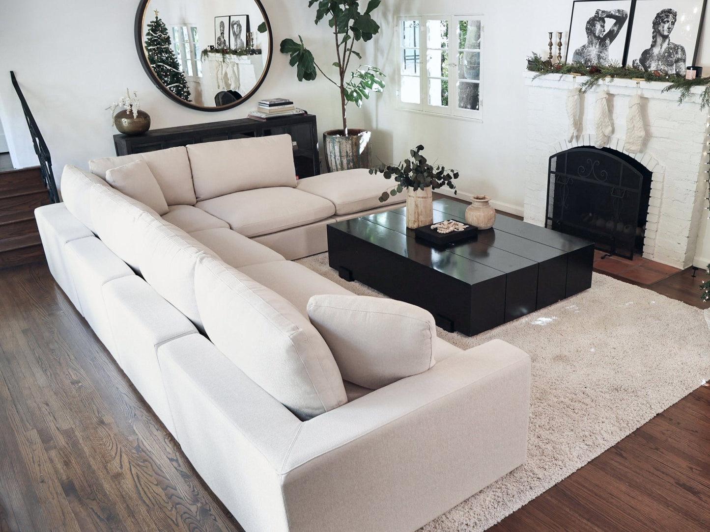 4-Seat Modular Chaise Sectional