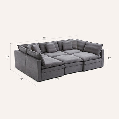 Burger Modular U-Sectional