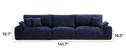 The Empress Navy Blue Sofa Set