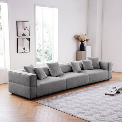 Nordic Modern Creamy Sofa-Gray