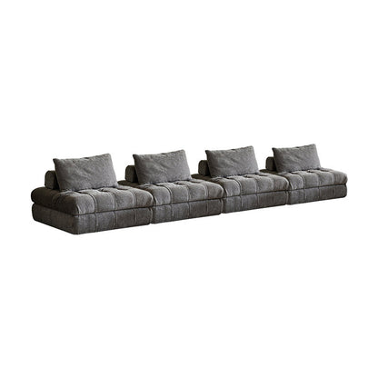 Block Modular Gray Sectional-Gray-4 Seater 173.2"
