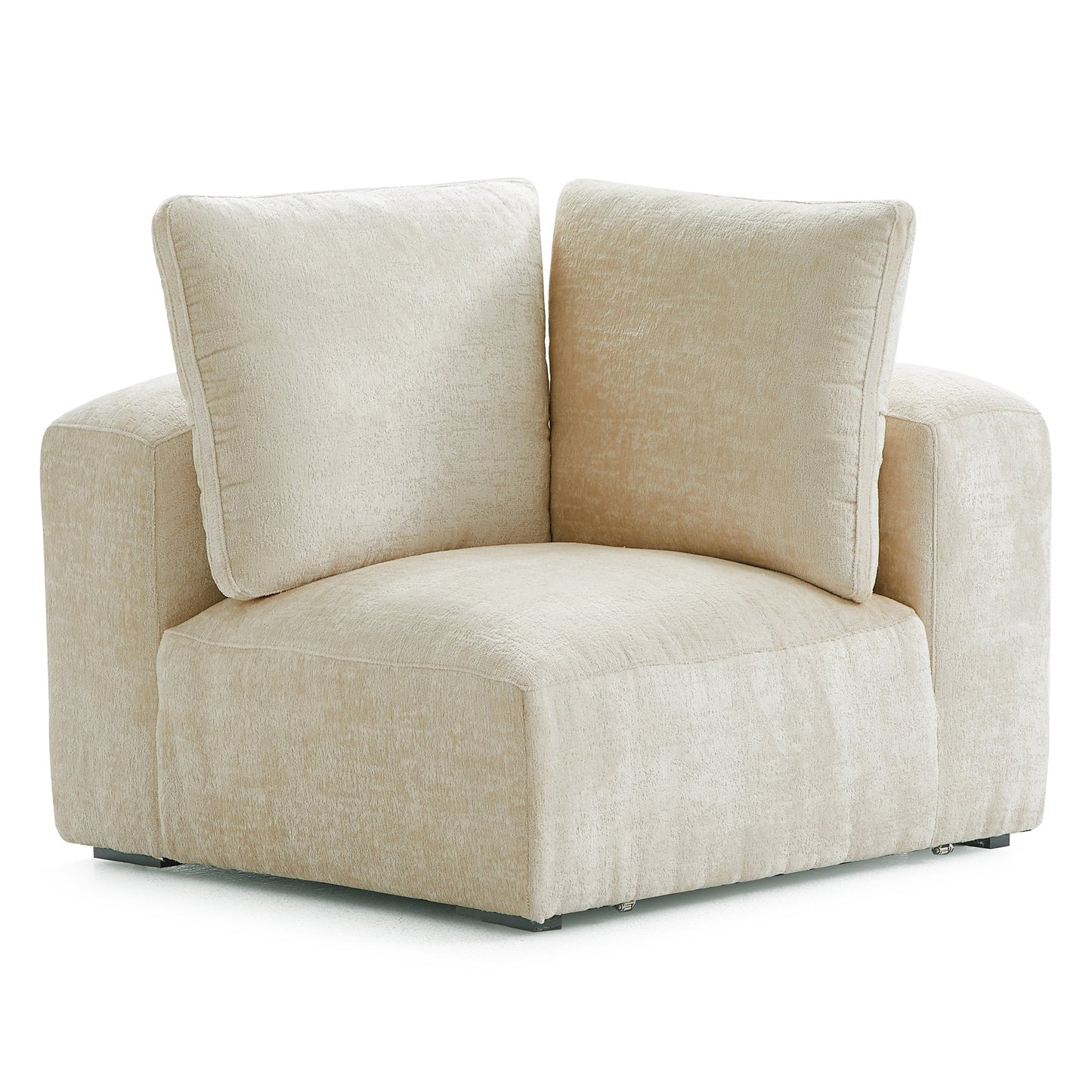 The Empress Yellow Sofa Set-Beige