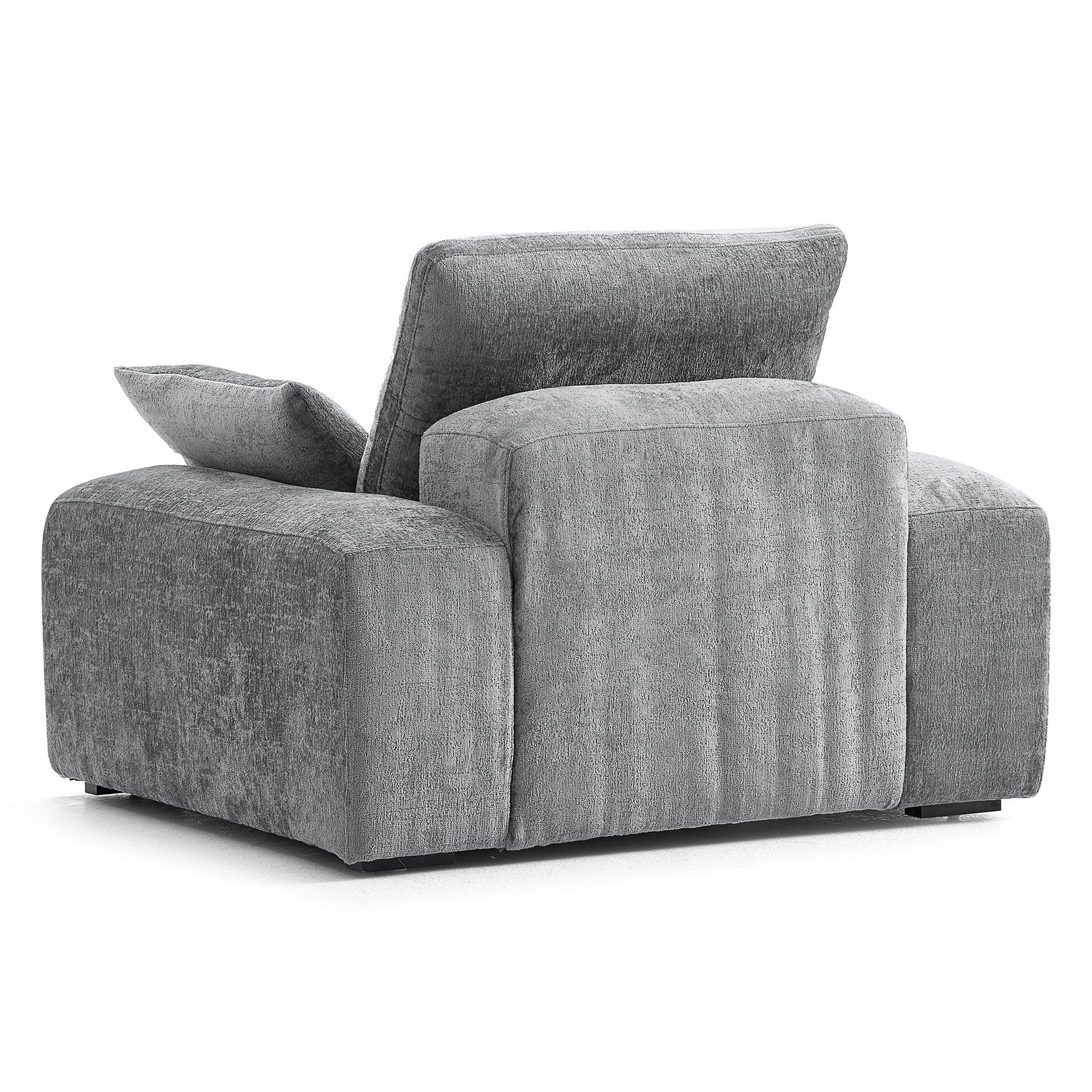 The Empress Camel Armchair-Gray