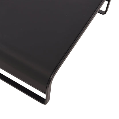 Duet coffee table set-39.4″ & 31.5″-Black & White