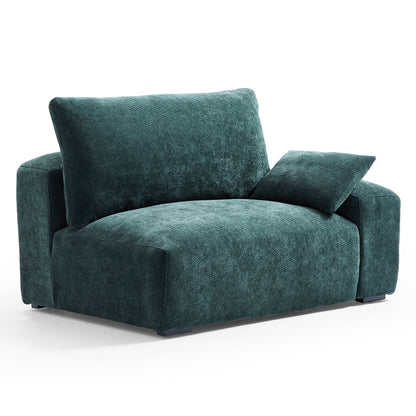 The Empress Green Sectional-Green