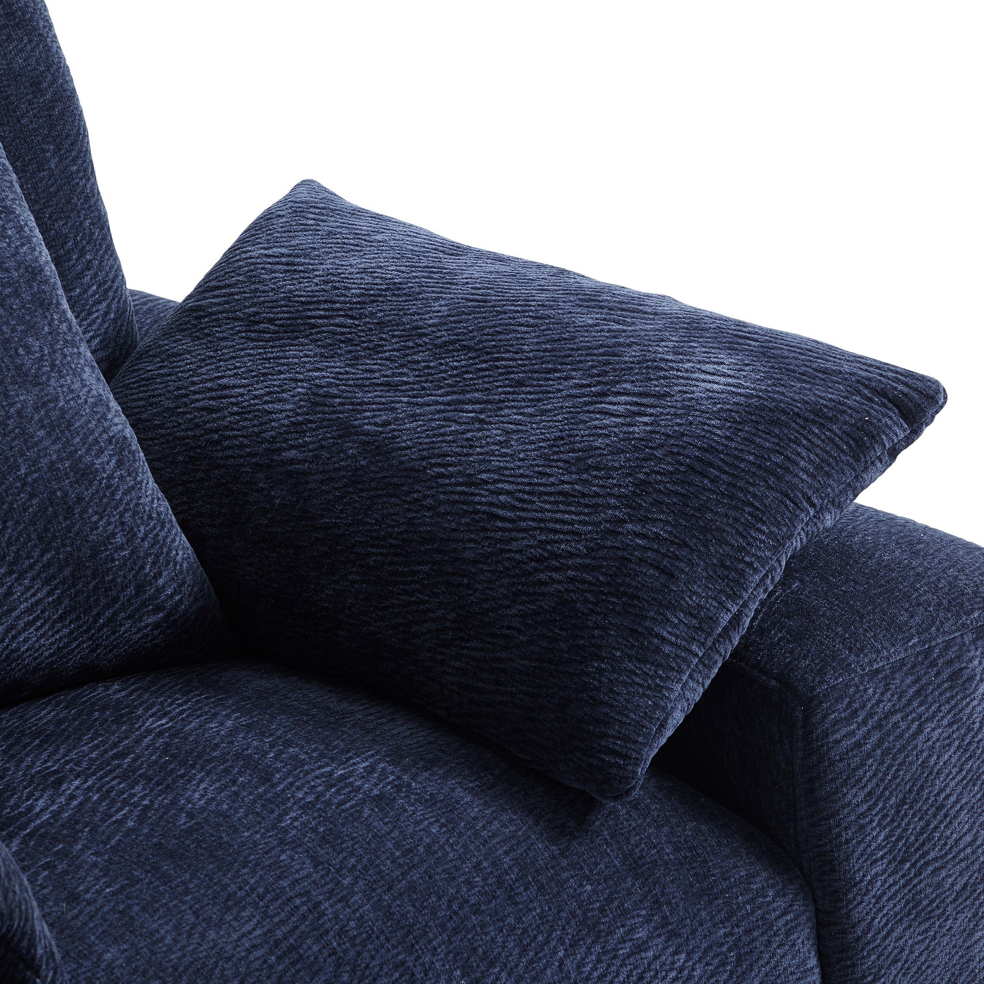 The Empress Navy Blue Sofa Set-Navy Blue