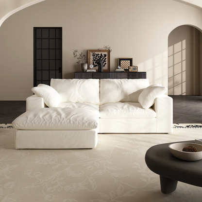 Lunna Modular Sofa and Ottomanwhite / 80 inch sofa & ottoman