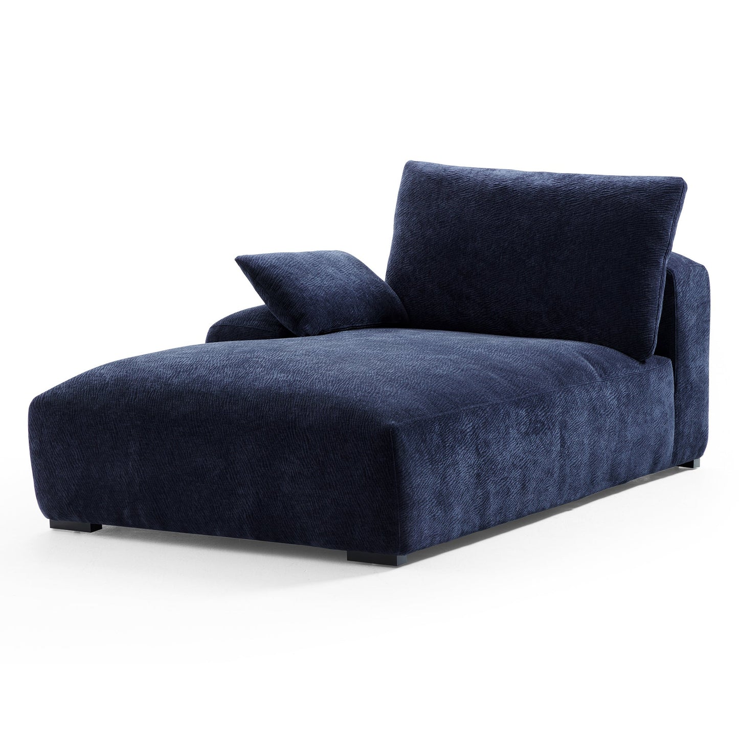 The Empress Navy Blue U Shaped Sectional-Navy Blue