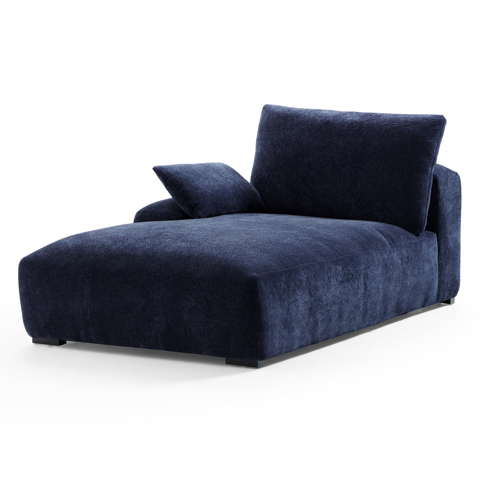 The Empress Navy Blue U Shaped Sectional-Navy Blue