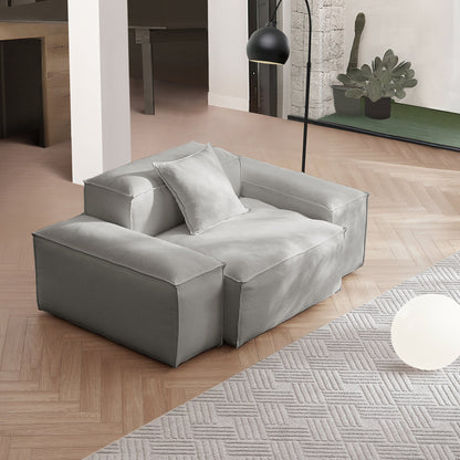 Freedom Modular Khaki Accent Armchair-Gray