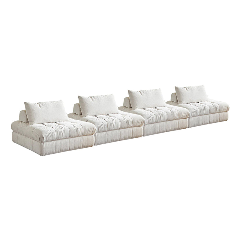 Block Modular Gray Sectional-White-4 Seater 173.2"