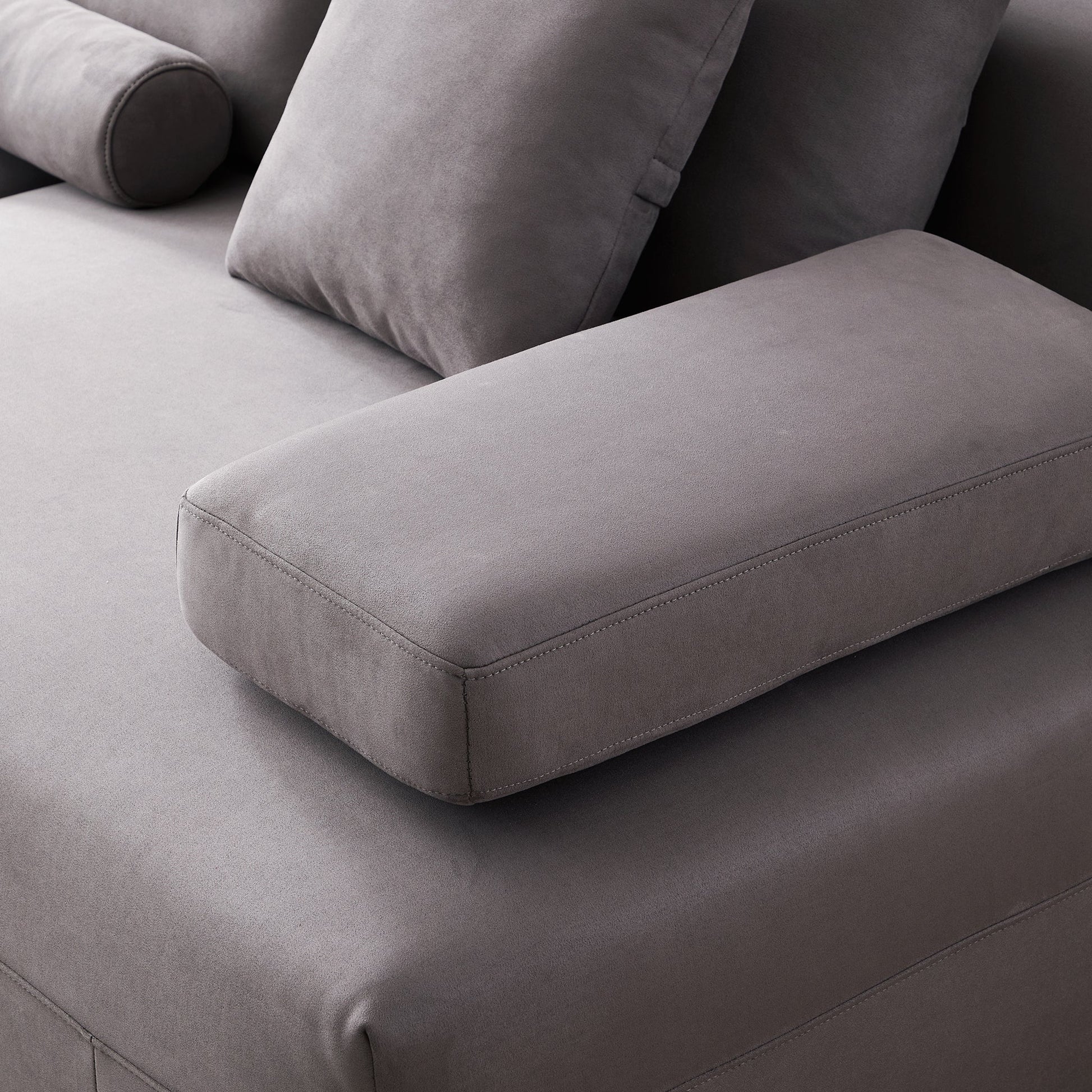 Composition Wabi Sabi Gray Sofa-Gray