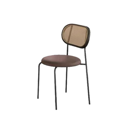 Lunaro Wood Steel Dining Table-Chair