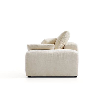 The Empress Gray Sofa-Beige