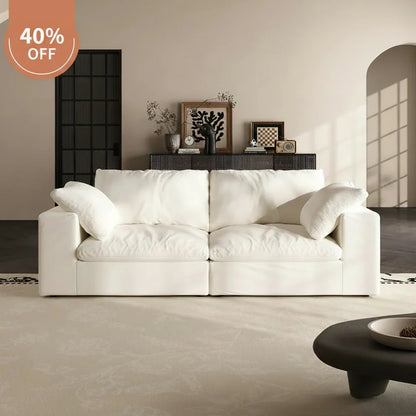 Lunna Modular Sofawhite / 80 inch