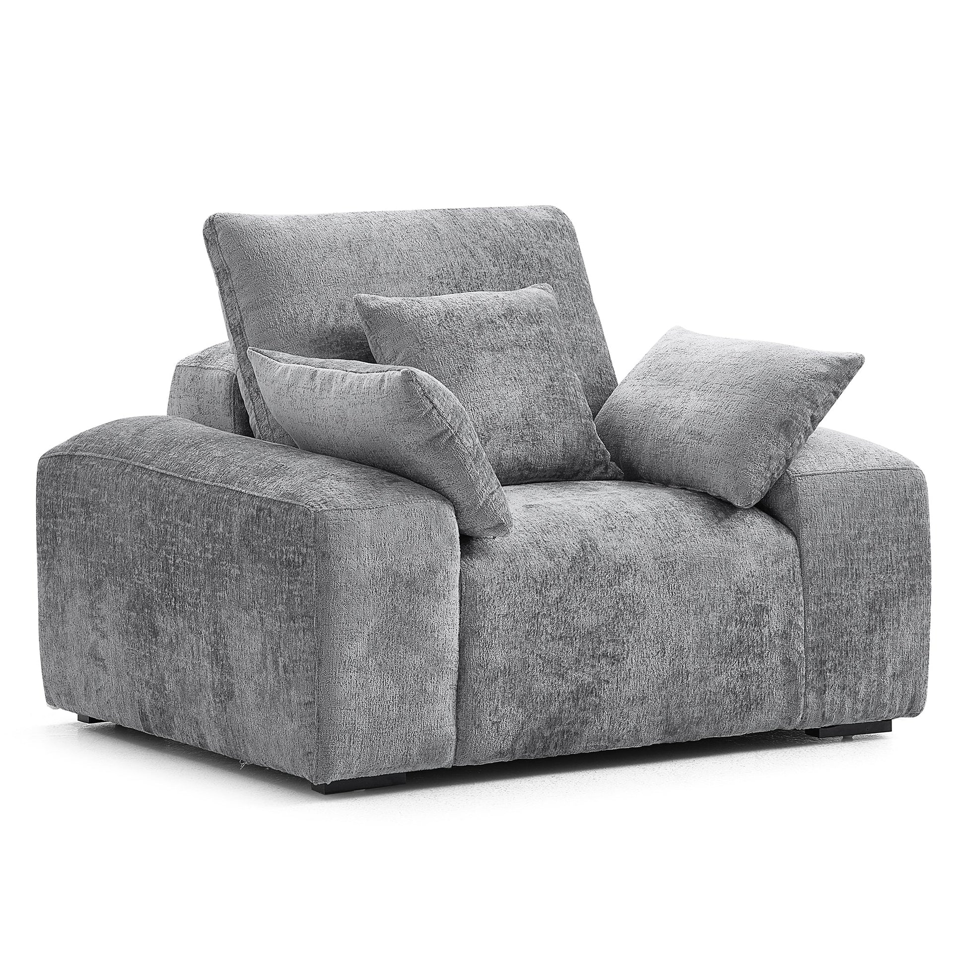 The Empress Camel Armchair-Gray
