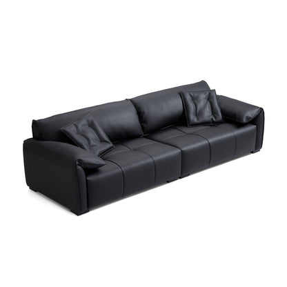 Anorea Contemporary Minimalist Sofa-Black