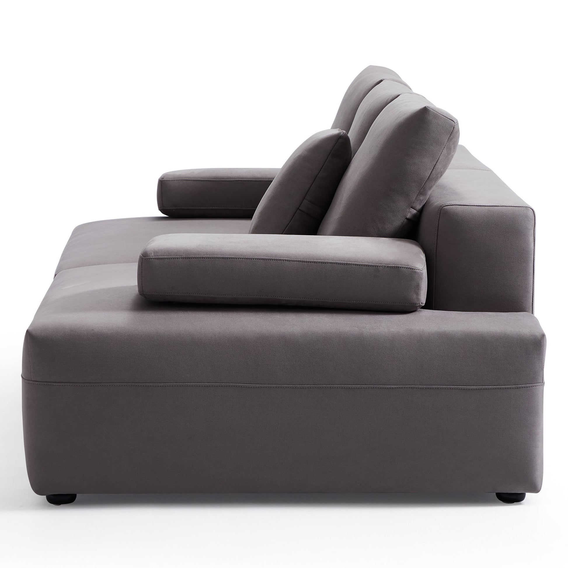 Composition Wabi Sabi Gray Sofa-Gray