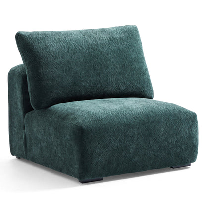 The Empress Green Sectional-Green