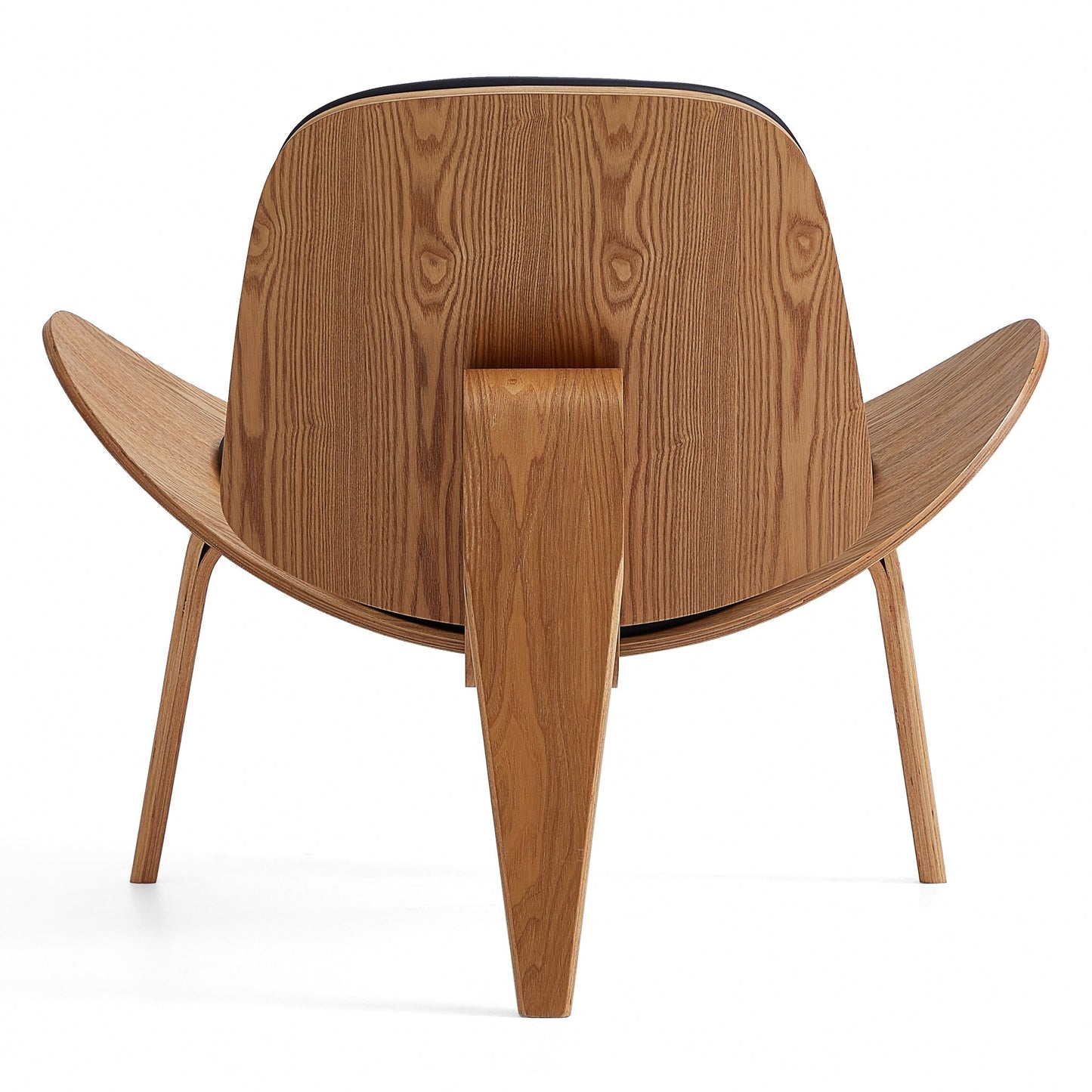 Mermaid Wegner Black Shell Chair-Black