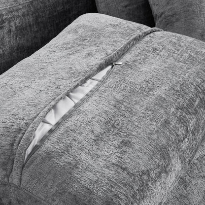 The Empress Gray Sectional-Gray