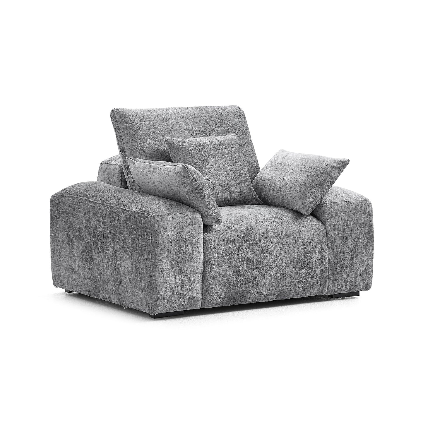 The Empress Camel Armchair-Gray