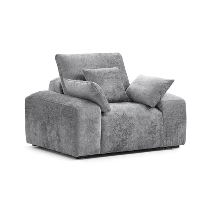 The Empress Camel Armchair-Gray
