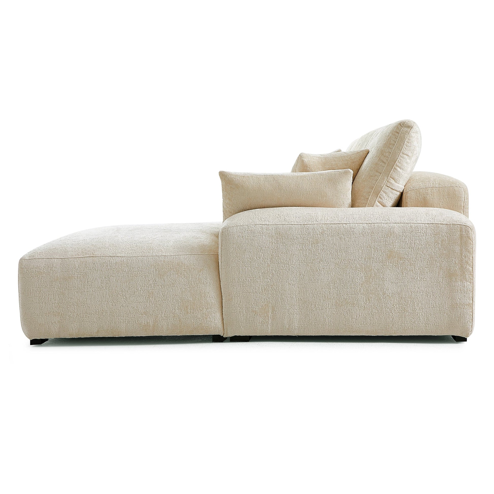 The Empress Beige Sectional-Beige