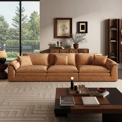 Sandwich Sofa Camel