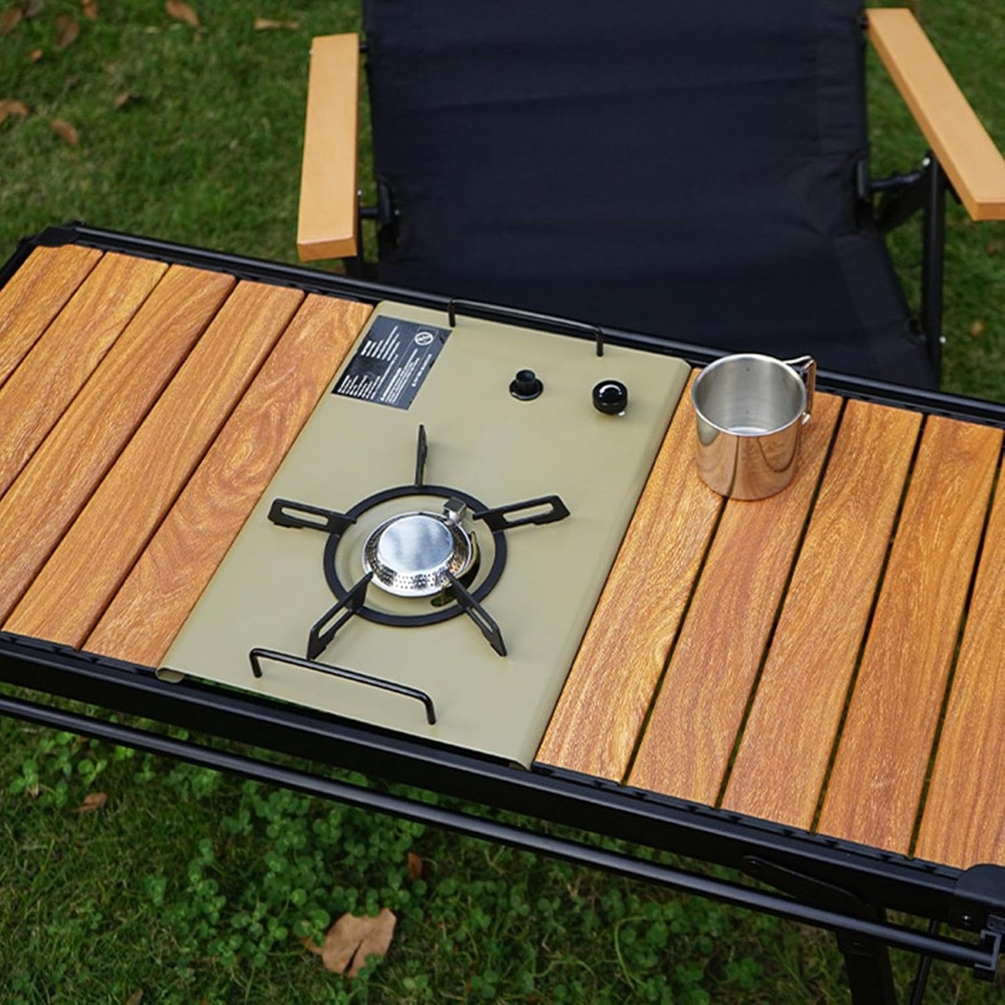 Folding Table - Beach Picnic Rack, Adjustable Height Camping Tables | Portable Folding Counter, Camp Desk with Aluminum Legs, for Outdoor Hiking Fun Home, 18x12.5x55cm