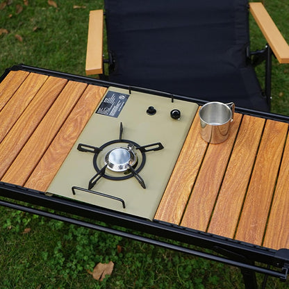 Folding Table - Beach Picnic Rack, Adjustable Height Camping Tables | Portable Folding Counter, Camp Desk with Aluminum Legs, for Outdoor Hiking Fun Home, 18x12.5x55cm