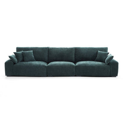 The Empress Green Sofa Set-Green-141.7″