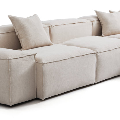 Freedom Modular Khaki U Shaped Sectional Sofa-Khaki