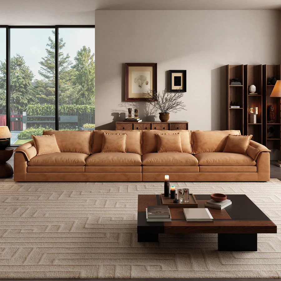 Sandwich Sofa Camel