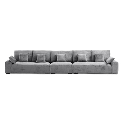 The Empress Gray Sofa-Gray-175.6"