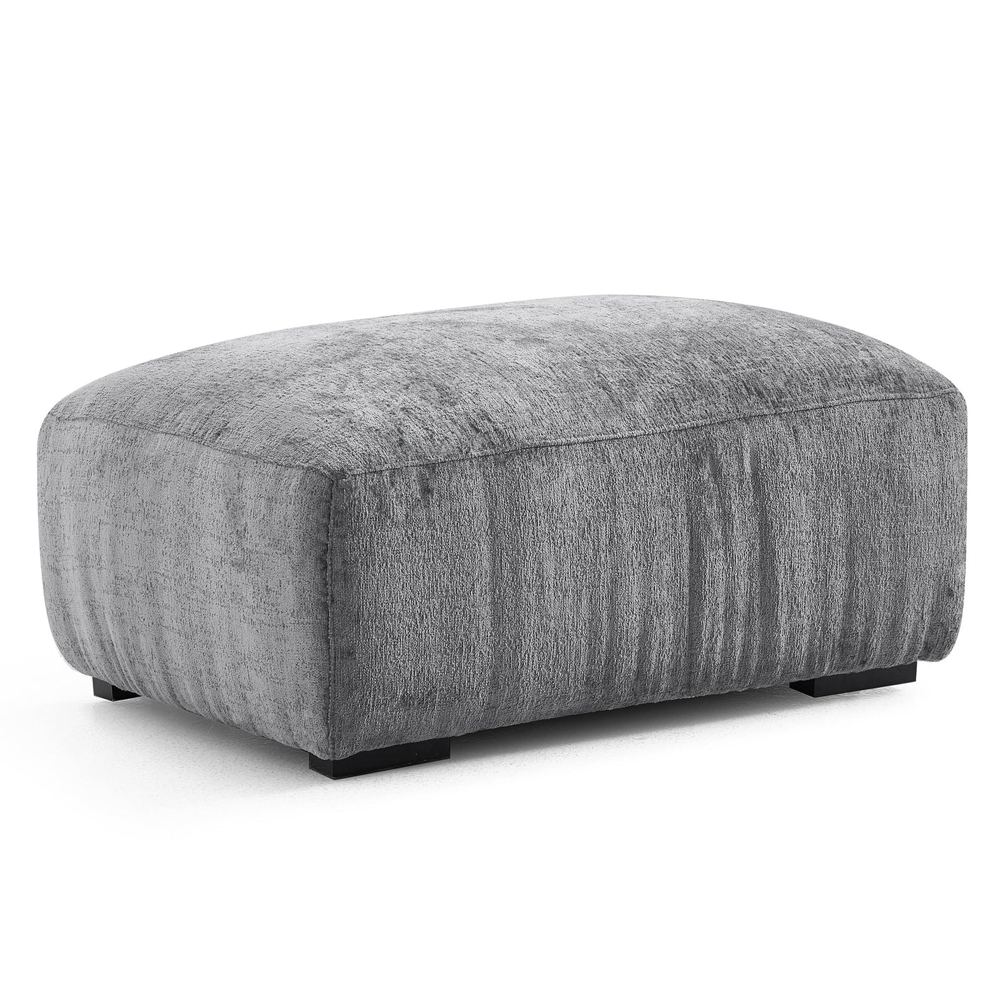 The Empress Yellow Sofa and Ottoman-Gray
