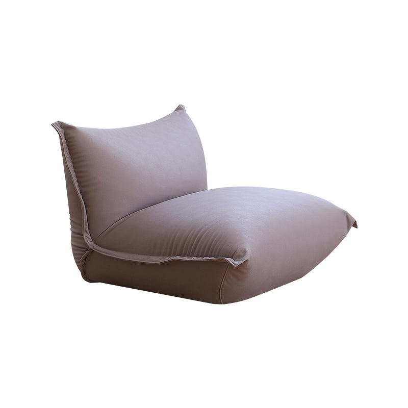 Teddy Minimalist Bean Bag Armless Chair & Lounger-hidden