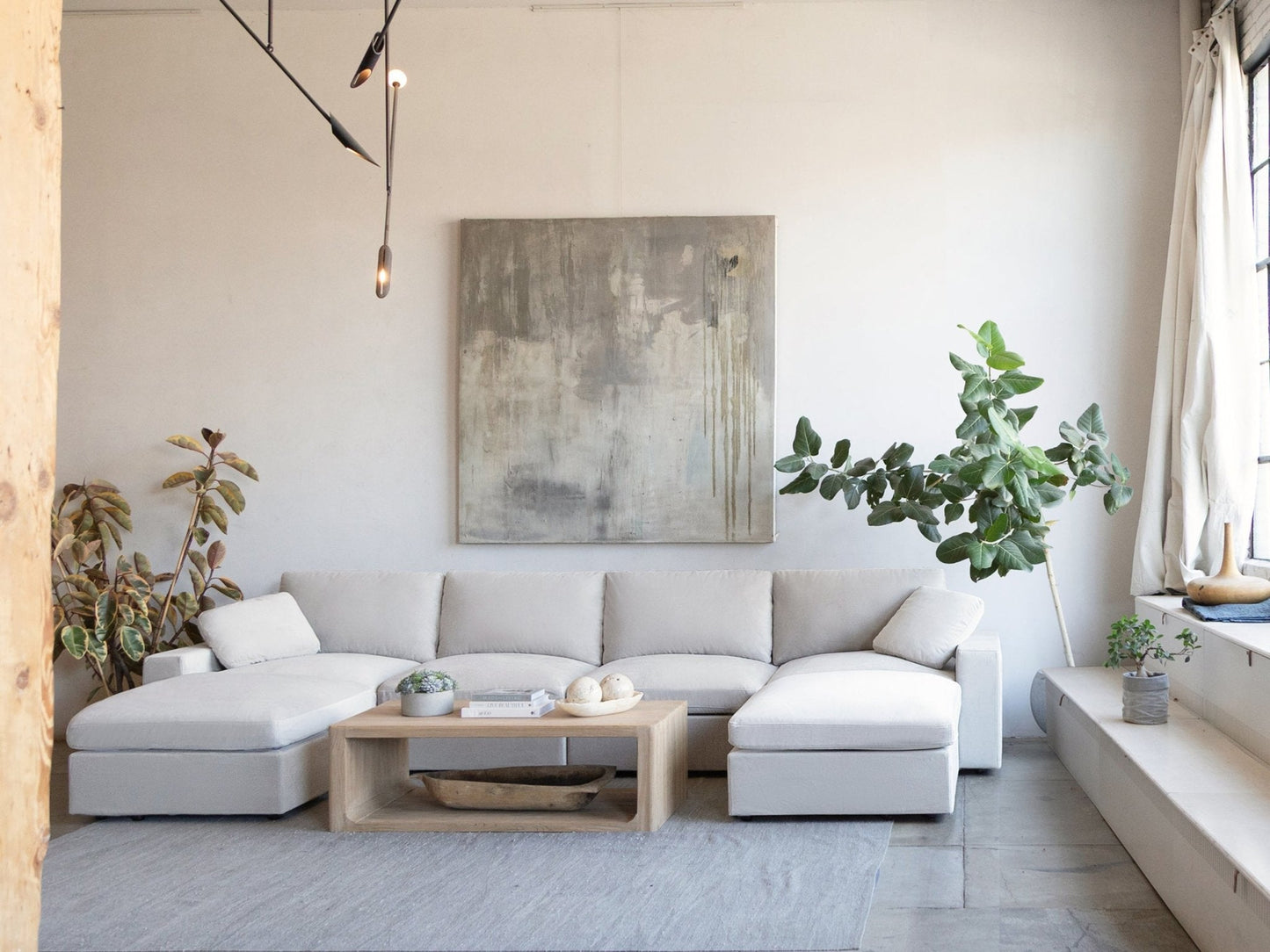 4-Seat Modular Chaise Sectional