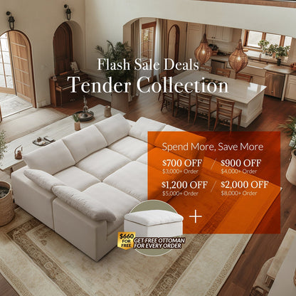 Tender Wabi Sabi Beige Sofa Bed-Beige