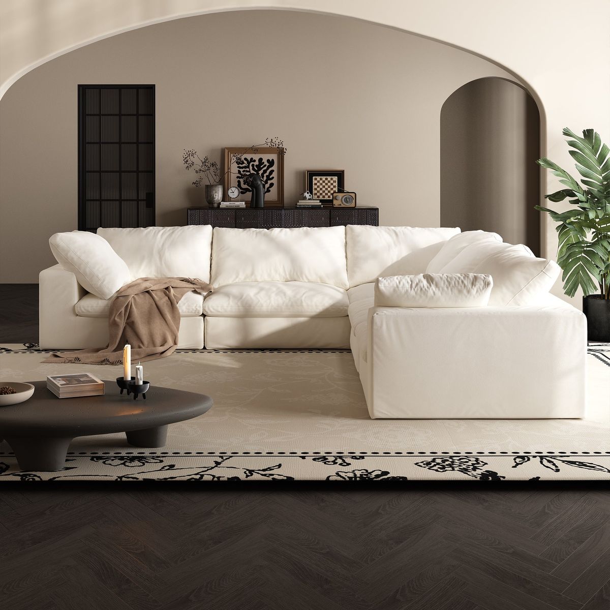 Lunna Modular Corner Sofawhite / corner 2