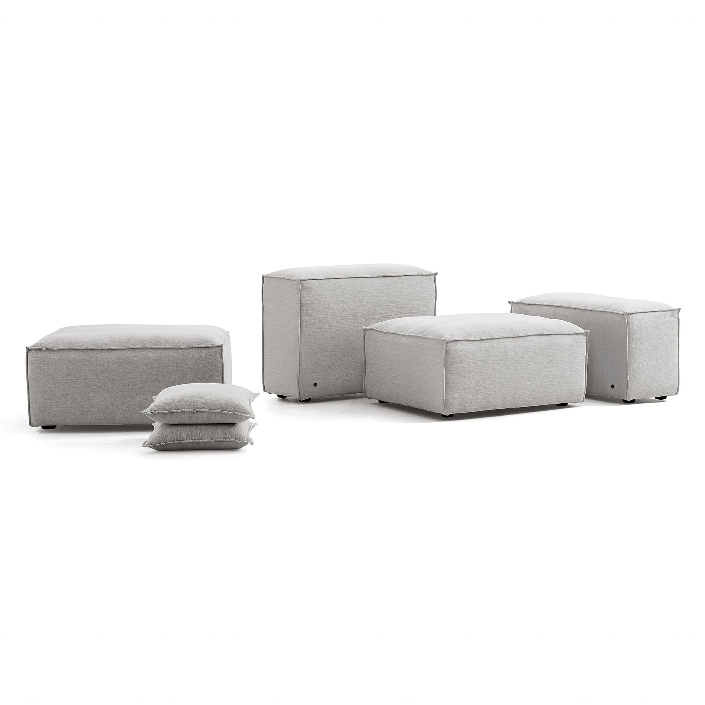 Freedom Modular Gray Accent Armchair-Gray